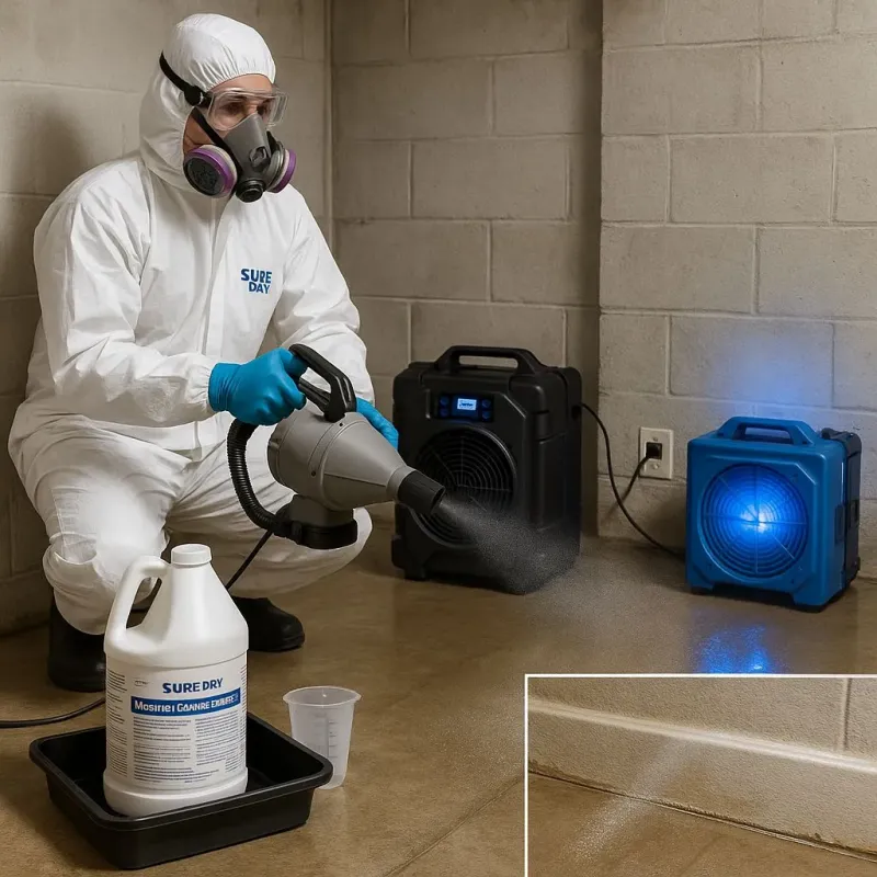 Sanitization and Odor Removal process in Jenks, OK