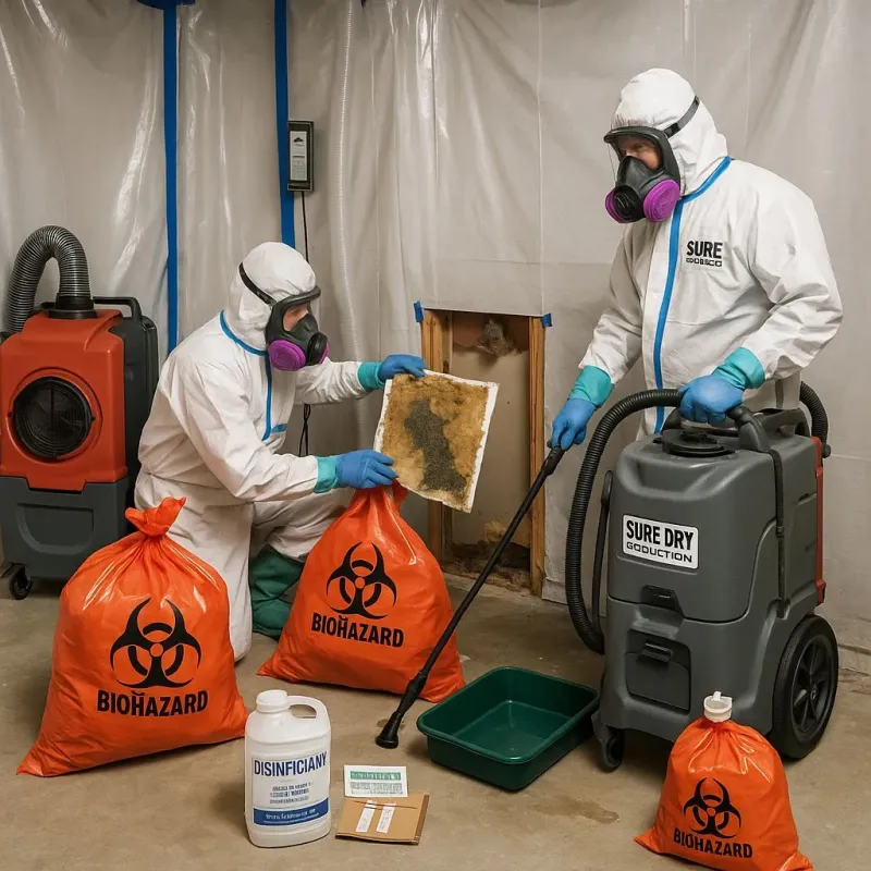 Contaminated Water Handling Protocols process in Jenks, OK